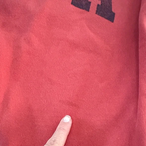 Brandy Melville Red USA Crew Neck Sweater - Picture 3 of 10